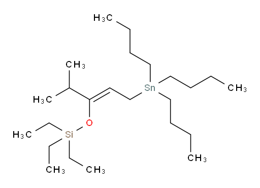 (Z)-triethyl((4-methyl-1-(tributylstannyl)pent-2-en-3-yl)oxy)silane