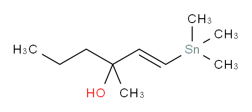 (E)-3-methyl-1-(trimethylstannyl)hex-1-en-3-ol