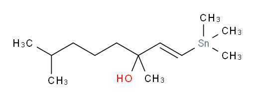 (E)-3,7-dimethyl-1-(trimethylstannyl)oct-1-en-3-ol