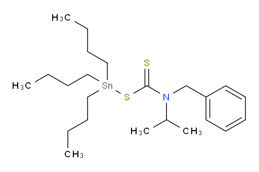 tributylstannyl benzyl(isopropyl)carbamodithioate