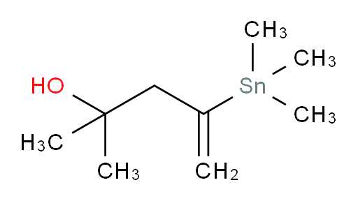 2-methyl-4-(trimethylstannyl)pent-4-en-2-ol