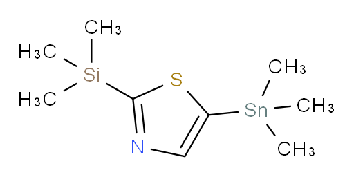 2-(trimethylsilyl)-5-(trimethylstannyl)thiazole
