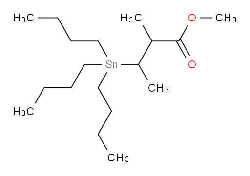 methyl 2-methyl-3-(tributylstannyl)butanoate