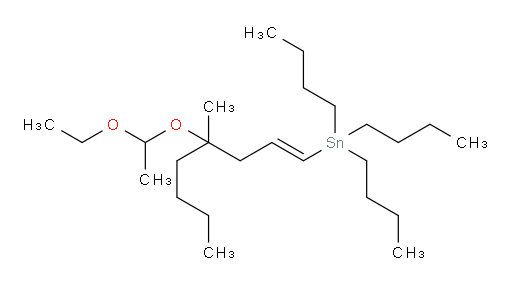 (E)-tributyl(4-(1-ethoxyethoxy)-4-methyloct-1-en-1-yl)stannane