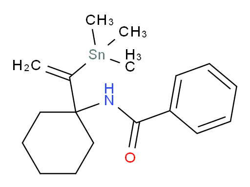 N-(1-(1-(trimethylstannyl)vinyl)cyclohexyl)benzamide