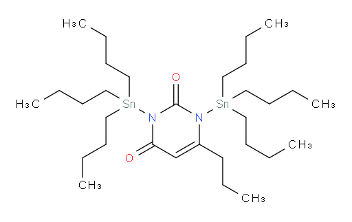 6-propyl-1,3-bis(tributylstannyl)pyrimidine-2,4(1H,3H)-dione