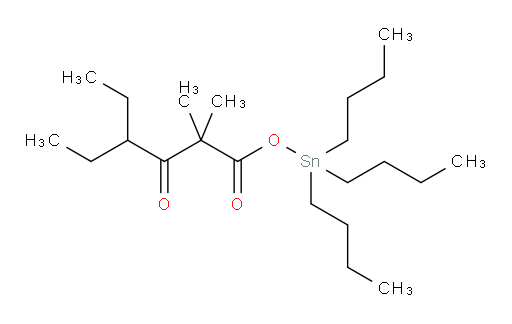 tributylstannyl 4-ethyl-2,2-dimethyl-3-oxohexanoate