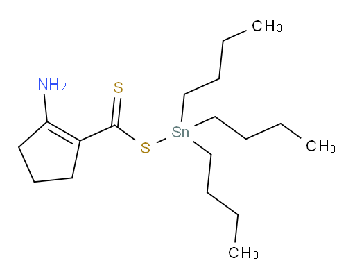 tributylstannyl 2-aminocyclopent-1-enecarbodithioate