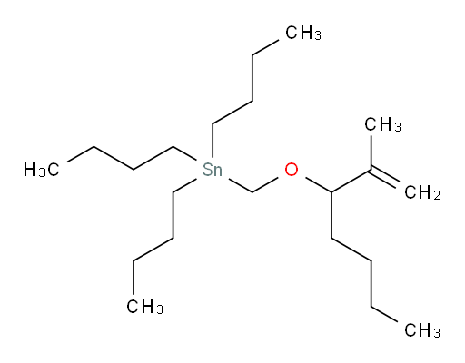 tributyl(((2-methylhept-1-en-3-yl)oxy)methyl)stannane