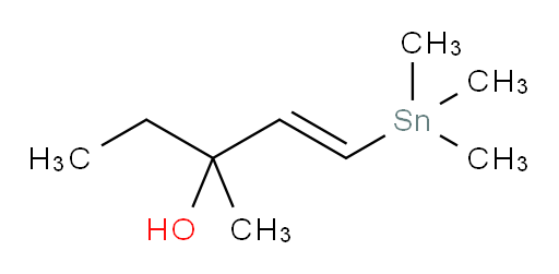 (E)-3-methyl-1-(trimethylstannyl)pent-1-en-3-ol