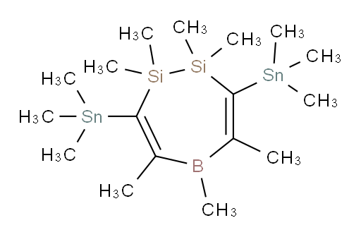 1,1,2,2,4,5,6-heptamethyl-3,7-bis(trimethylstannyl)-2,5-dihydro-1H-1,2,5-disilaborepine