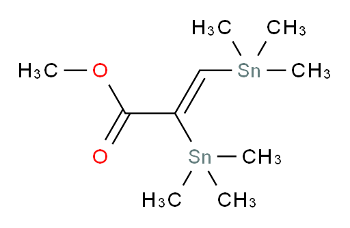 (Z)-methyl 2,3-bis(trimethylstannyl)acrylate