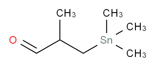 2-methyl-3-(trimethylstannyl)propanal