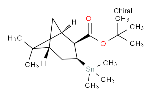 (1S,2S,3S,5R)-tert-butyl 6,6-dimethyl-3-(trimethylstannyl)bicyclo[3.1.1]heptane-2-carboxylate