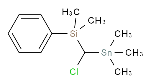 (chloro(trimethylstannyl)methyl)dimethyl(phenyl)silane