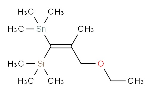 (E)-(3-ethoxy-2-methyl-1-(trimethylstannyl)prop-1-en-1-yl)trimethylsilane