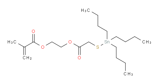 2-(2-((tributylstannyl)thio)acetoxy)ethyl methacrylate