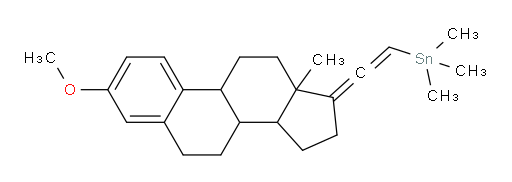 (2-(3-methoxy-13-methyl-7,8,9,11,12,13,15,16-octahydro-6H-cyclopenta[a]phenanthren-17(14H)-ylidene)vinyl)trimethylstannane