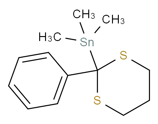 trimethyl(2-phenyl-1,3-dithian-2-yl)stannane