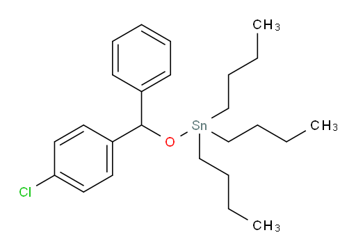 tributyl((4-chlorophenyl)(phenyl)methoxy)stannane