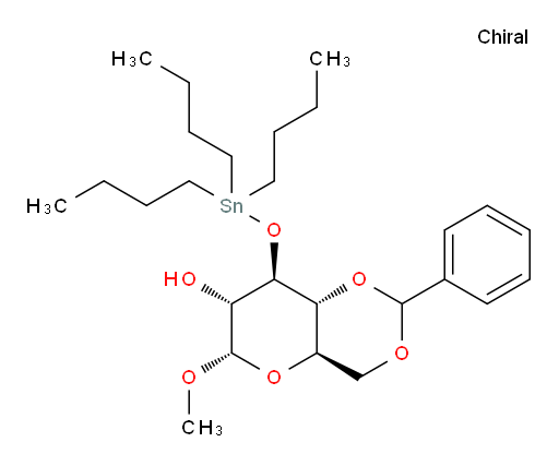 (4aR,6S,7R,8R,8aR)-6-methoxy-2-phenyl-8-((tributylstannyl)oxy)hexahydropyrano[3,2-d][1,3]dioxin-7-ol