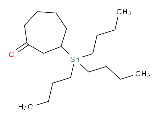 3-(tributylstannyl)cycloheptanone
