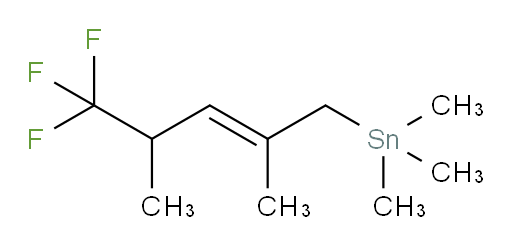 (E)-trimethyl(5,5,5-trifluoro-2,4-dimethylpent-2-en-1-yl)stannane