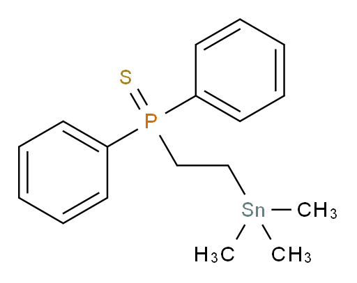 diphenyl(2-(trimethylstannyl)ethyl)phosphine sulfide