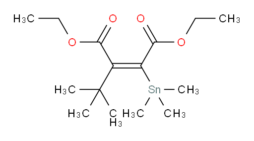 diethyl 2-(tert-butyl)-3-(trimethylstannyl)maleate