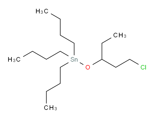 tributyl((1-chloropentan-3-yl)oxy)stannane