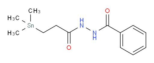 N'-(3-(trimethylstannyl)propanoyl)benzohydrazide