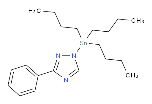 3-phenyl-1-(tributylstannyl)-1H-1,2,4-triazole