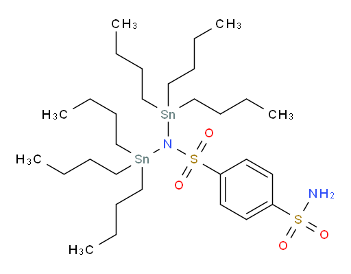 N1,N1-bis(tributylstannyl)benzene-1,4-disulfonamide