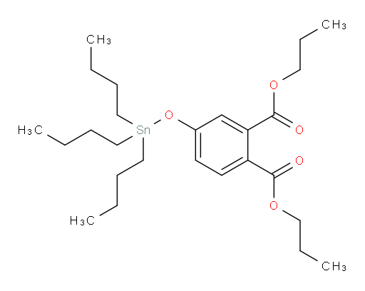 dipropyl 4-((tributylstannyl)oxy)phthalate