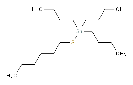 tributyl(hexylthio)stannane