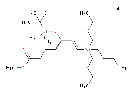 (S,E)-methyl 5-((tert-butyldimethylsilyl)oxy)-7-(tributylstannyl)hept-6-enoate