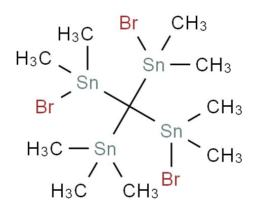((trimethylstannyl)methanetriyl)tris(bromodimethylstannane)