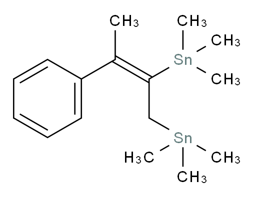 (E)-(3-phenylbut-2-ene-1,2-diyl)bis(trimethylstannane)