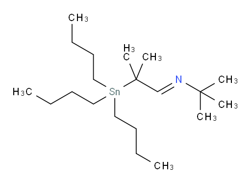 (E)-2-methyl-N-(2-methyl-2-(tributylstannyl)propylidene)propan-2-amine