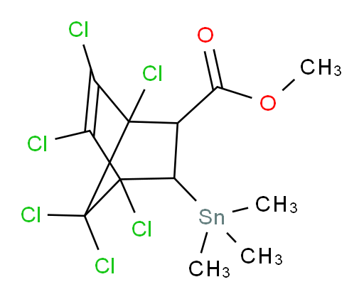 methyl 1,4,5,6,7,7-hexachloro-3-(trimethylstannyl)bicyclo[2.2.1]hept-5-ene-2-carboxylate
