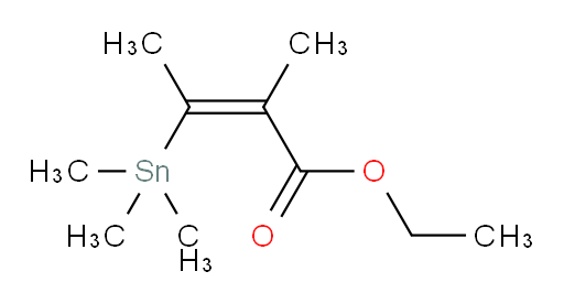 (Z)-ethyl 2-methyl-3-(trimethylstannyl)but-2-enoate