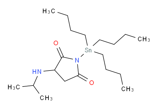 3-(isopropylamino)-1-(tributylstannyl)pyrrolidine-2,5-dione