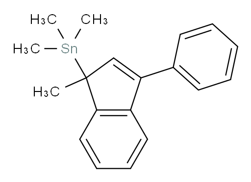trimethyl(1-methyl-3-phenyl-1H-inden-1-yl)stannane