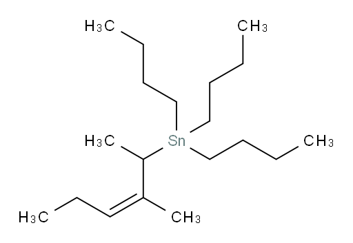 (Z)-tributyl(3-methylhex-3-en-2-yl)stannane