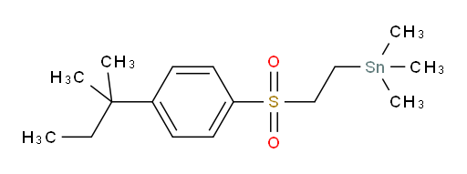 trimethyl(2-((4-(tert-pentyl)phenyl)sulfonyl)ethyl)stannane