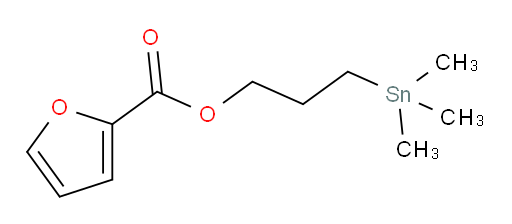3-(trimethylstannyl)propyl furan-2-carboxylate