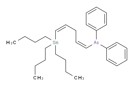 diphenyl((1Z,4Z)-5-(tributylstannyl)penta-1,4-dien-1-yl)arsine