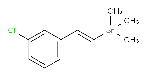 (E)-(3-chlorostyryl)trimethylstannane