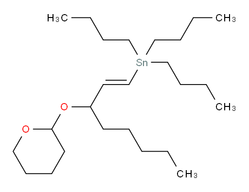(E)-tributyl(3-((tetrahydro-2H-pyran-2-yl)oxy)oct-1-en-1-yl)stannane