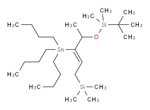 (Z)-tert-butyldimethyl((3-(tributylstannyl)-5-(trimethylsilyl)pent-3-en-2-yl)oxy)silane